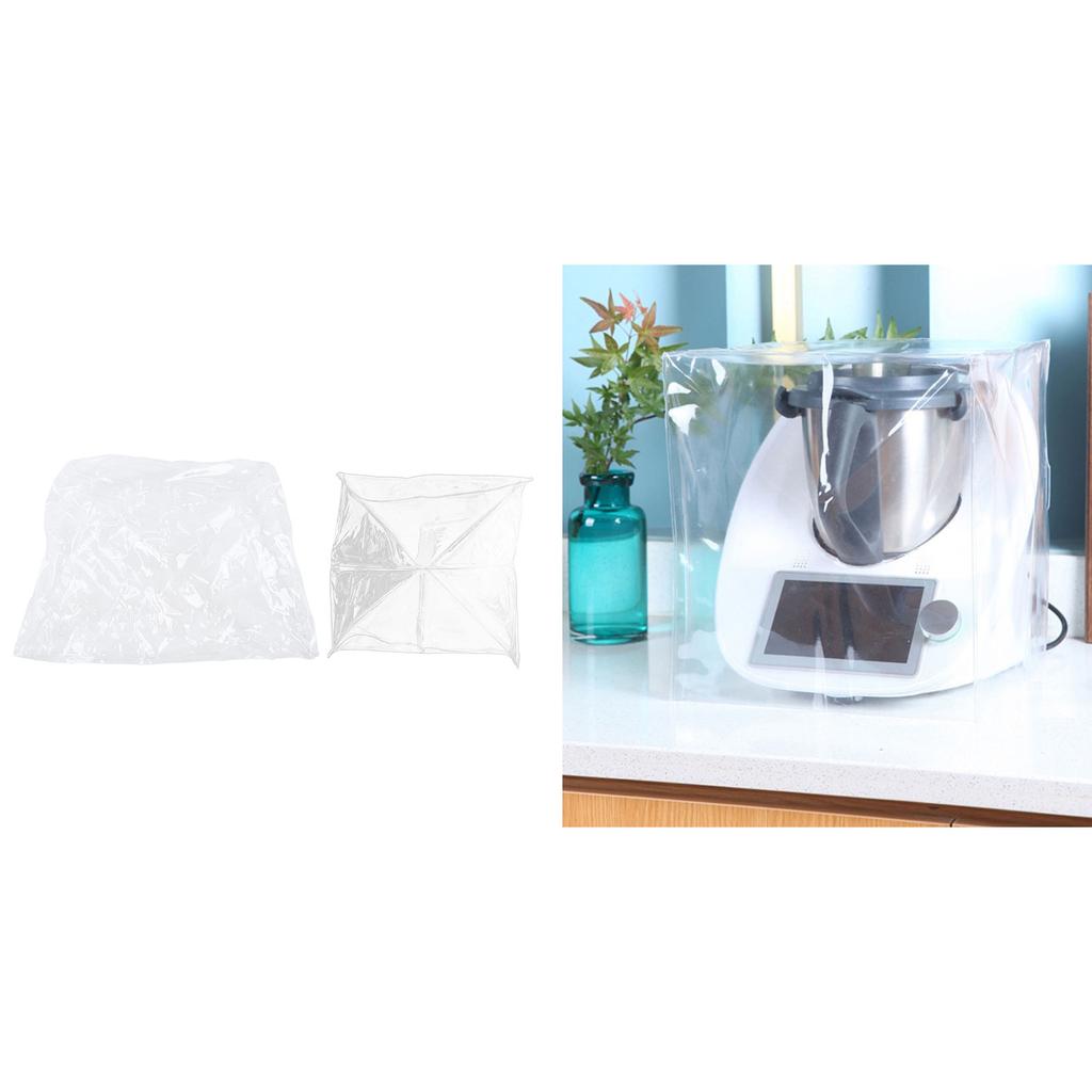Clear Cover Waterproof Smoke Resistant Cover Kitchen Appliance Protector Dust Free Cover Plastic Material for TM5/TM6