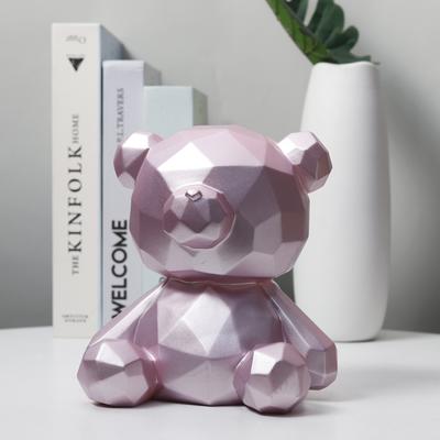 Cartoon Bear Piggy Bank Coin Money Boxes Home Decor Vinyl  Saving Box Children Toys Birthday  Figurines Decorations WF9183