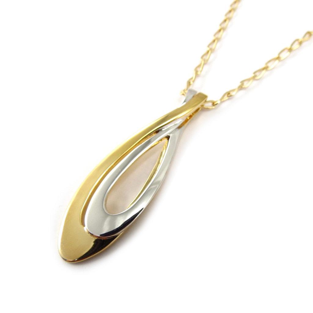 Altesse [K4714] - 2-tone 'Choreography' Gold-plated Necklace