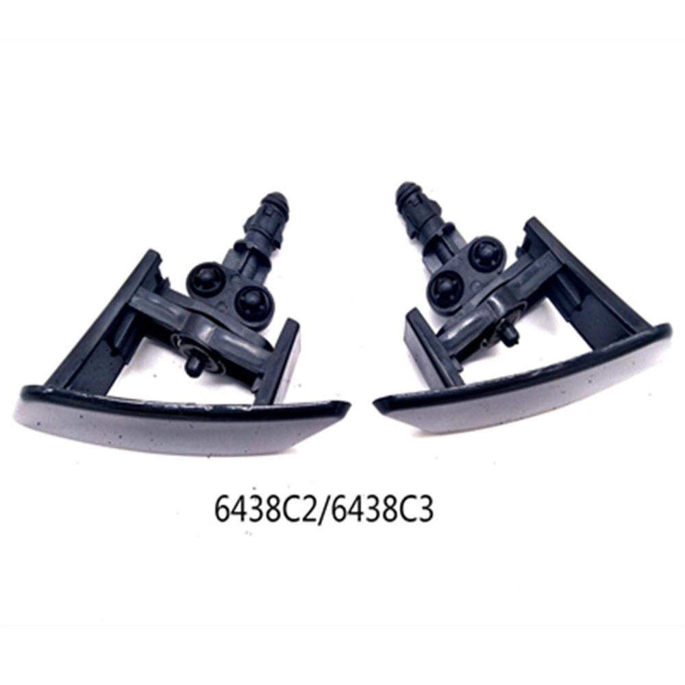 Plastikk Erstatning For Citroen C4 6438C2 6438C3 Spylerdyser for Frontlykter 2 stk