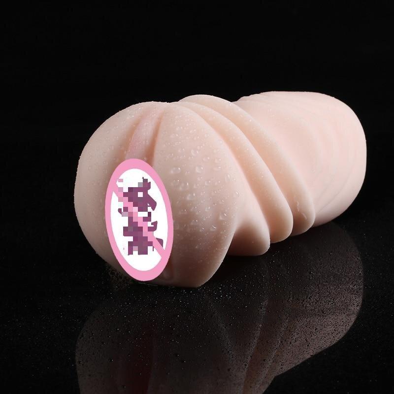 Men Masturbators 4D Realistic Vaginal Anal Aircraft Cup Masturbator Sucking Cup For Men Masturbatory