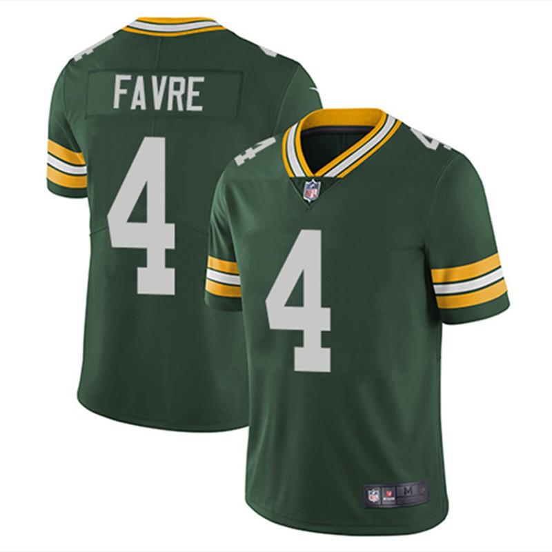 Green Bay Packers 4 Favre Pánský fotbalový dres 2. generace Bílý S-XXXL