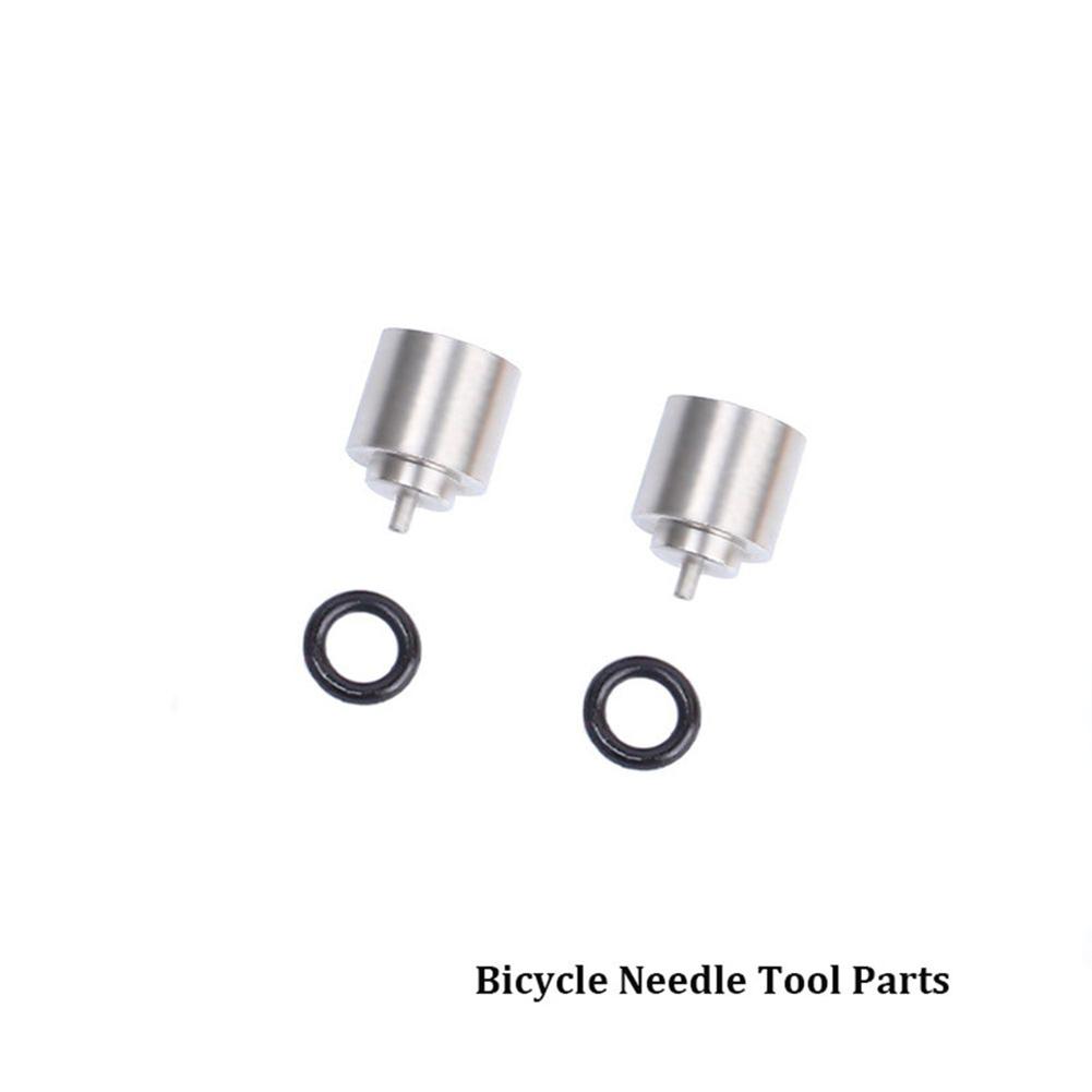

Bicycle Oil Needle Installation Tool Aluminum Alloy Hose Cutter Disc Brake Connector Bike Accessories 2 Needle + 2 rubber rings #1