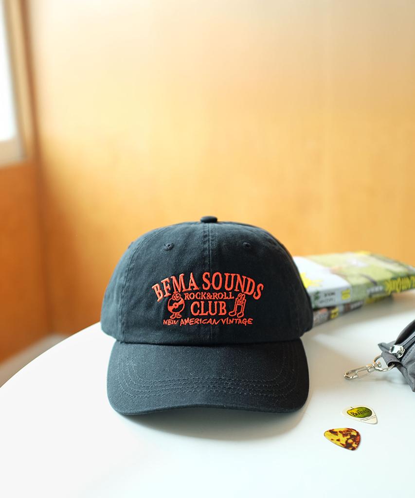 Beollunpeulenjeu Bfma Sounds Rock&Roll Club Washed Ball Cap Black