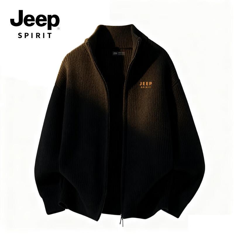 

JEEP SPIRIT Men s Thermal Knit Cardigan Jacket 2XL