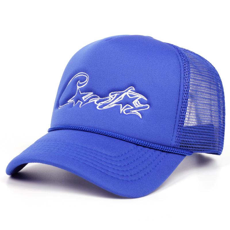 Čtyři roční období Síťovaná baseballová čepice Dámská Pánská Módní Ležérní Prodyšná Písmeno Ikona Unisex HipHop Trucker Čepice Venkovní Sportovní Táta Klobouk