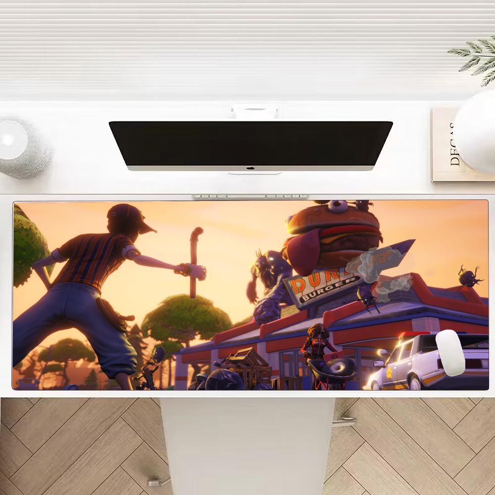 A-fortnite-ES Mouse Pad Multiple Sizes Large Square Computer Office Game Table Mats Rubber Anti-slip Mousepads