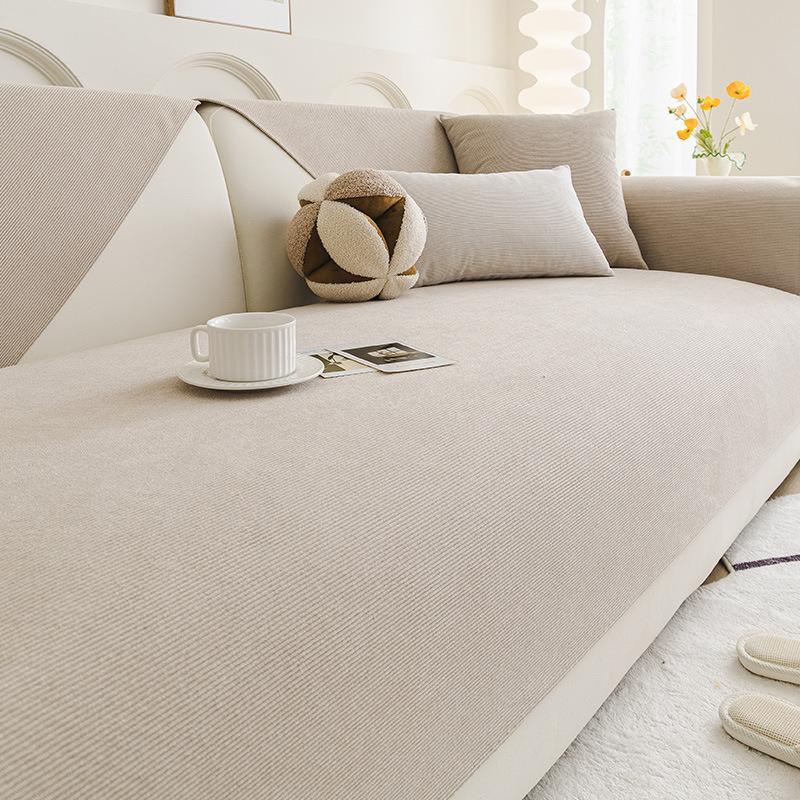 New Anti Cat Scratch Sofa Cover High-End Feeling Waterproof And Anti Slip Sofa Cushion Cover Soft And Versatile For All Seasons