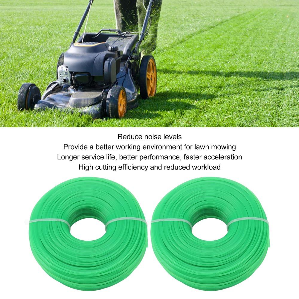 2PCS Green Grass Trimmer Line Nylon Nylon Trimmer Line Durable String Trimmer Spool