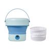 Compact Folding Mini Washing Machine for Students - Perfect for Underwear and Socks.