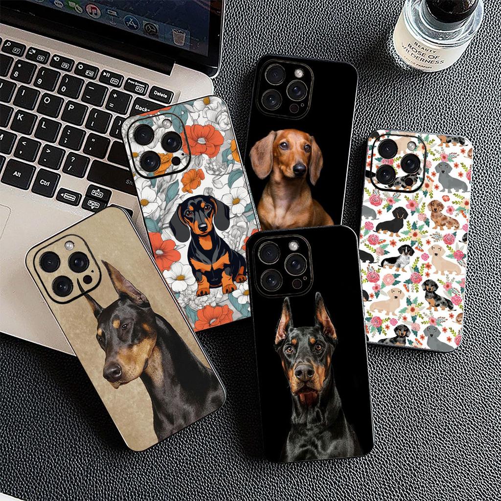 Cover for Motorola Moto Edge 70 60 Fusion NEO Pro G56 G96 G04 G05 20 G Stylus Casing Phone Case Dachshund Dog Doberman