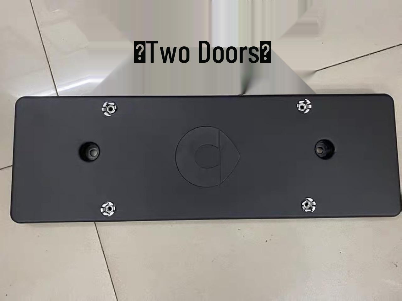 

Smart453 Two-Door Front License Plate Panel A4535200200 100 pieces чёрный