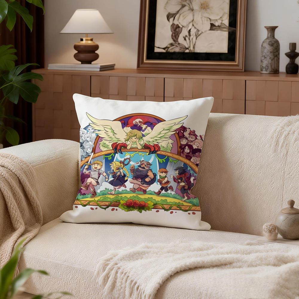 Fantasy Delicious in Dungeon Cushion Cover Cushion Cover Set 4Pcs 50x50 45x45 40x40 Pillowcase Decorative Sofa Home Decor