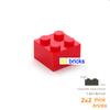 20pcs/lot DIY Blocks Building Bricks Thick 2X2 Educational Assemblage Construction Toys for Children Compatible With Brand