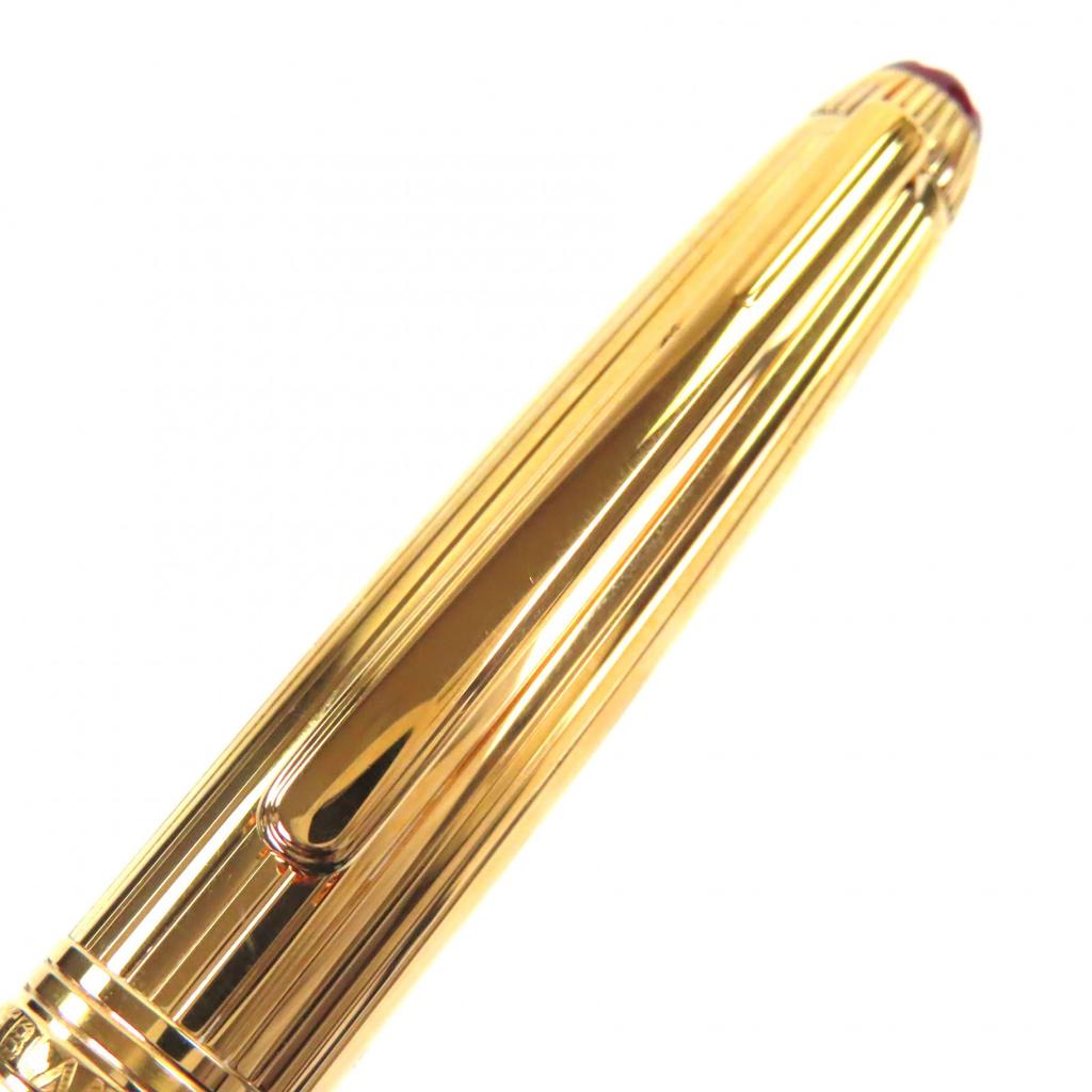 Great MONTBLANC Ballpoint pen Meisterstück Classic Solitaire Due Vermeil 925 Used