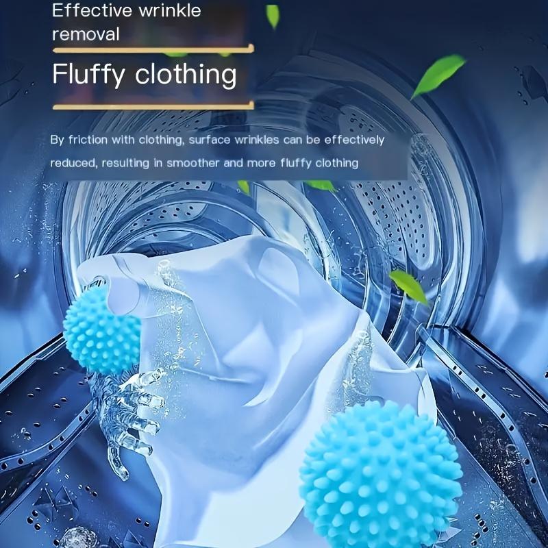4pcs Reusable Laundry Dryer Balls - Eco Friendly Fabric Softener Alternatives Soften and Fluff Laundry Wrinkle Release