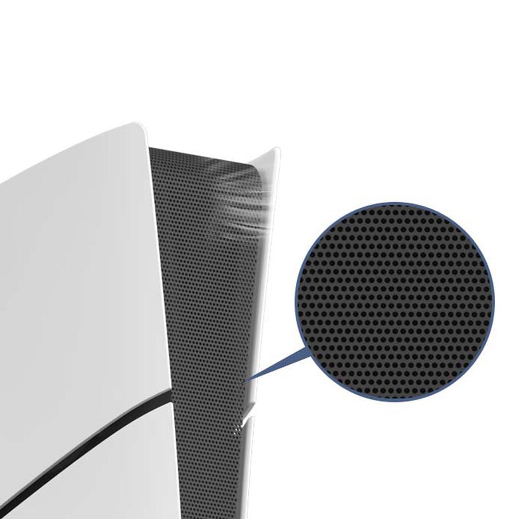 Middle Strip Heatsink Barrier Cover Dust Cover Flexible Protection Net Gamepad Anti-scratch Dustproof Skin for PS5 Slim