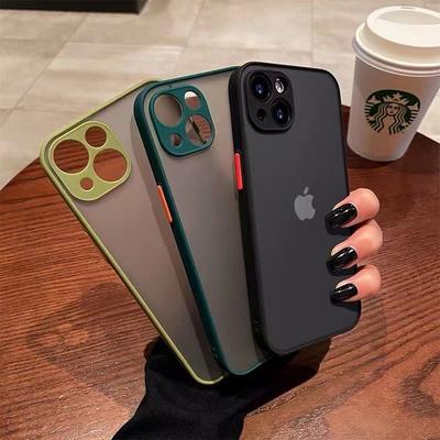 Anwendbar auf Apple 16 Mattes Handyhülle Hautgefühl iPhone15promax14 Sturzsichere Weichrand-Schutzhülle Xr