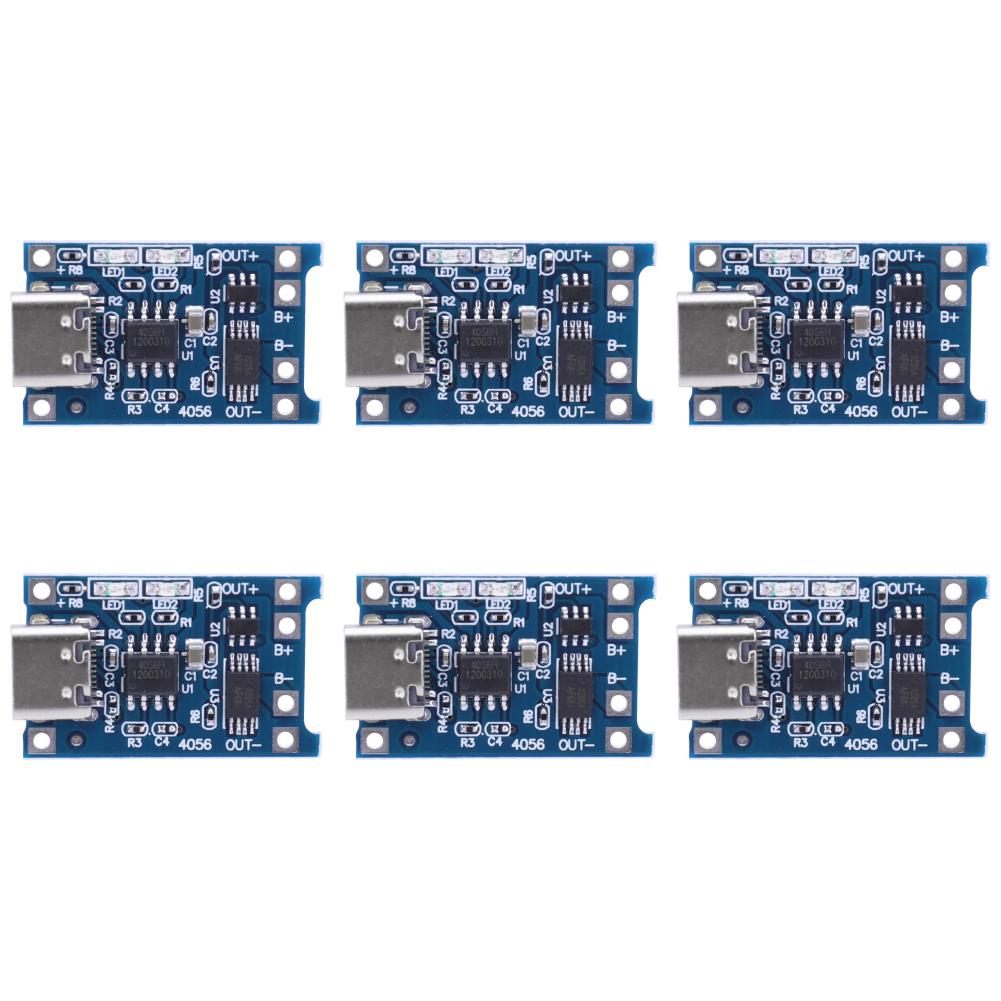 20-1PC Type-c 5V 1A 18650 TP4056 Lithium Battery Charger Module Charging Board With Protection Dual Functions