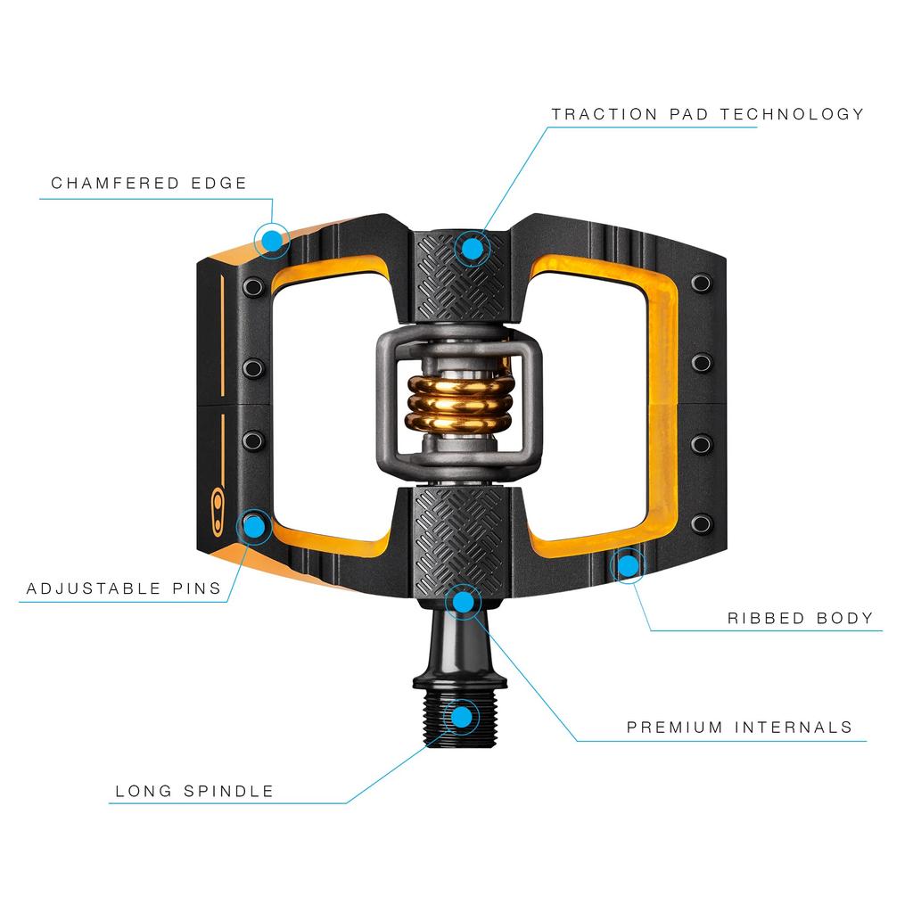 CRANK BROTHERS Pedal Mallet DH 11 Black 574645