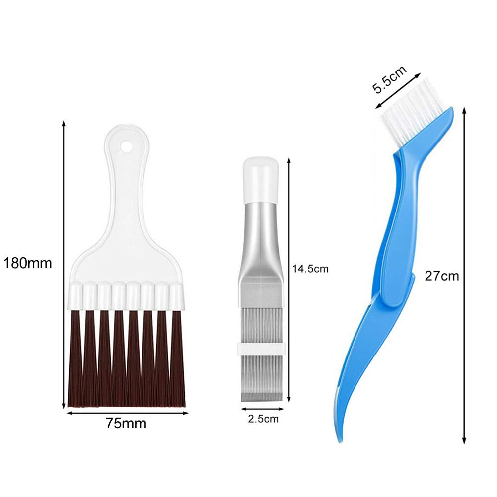 Straightening Cleaning Brush Rake Tool Brush Air Conditioner Fin Cleaning Comb Condenser Radiator Fin Brush Cleaner Clean Tools