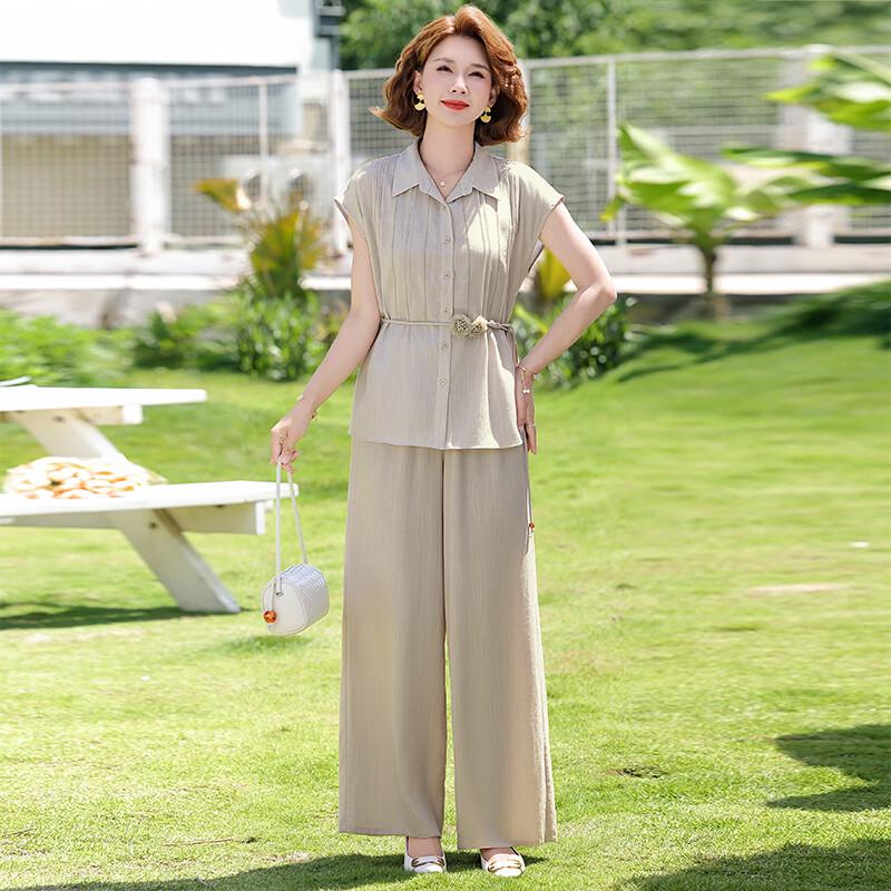 Women's Casual Summer Shirt Set