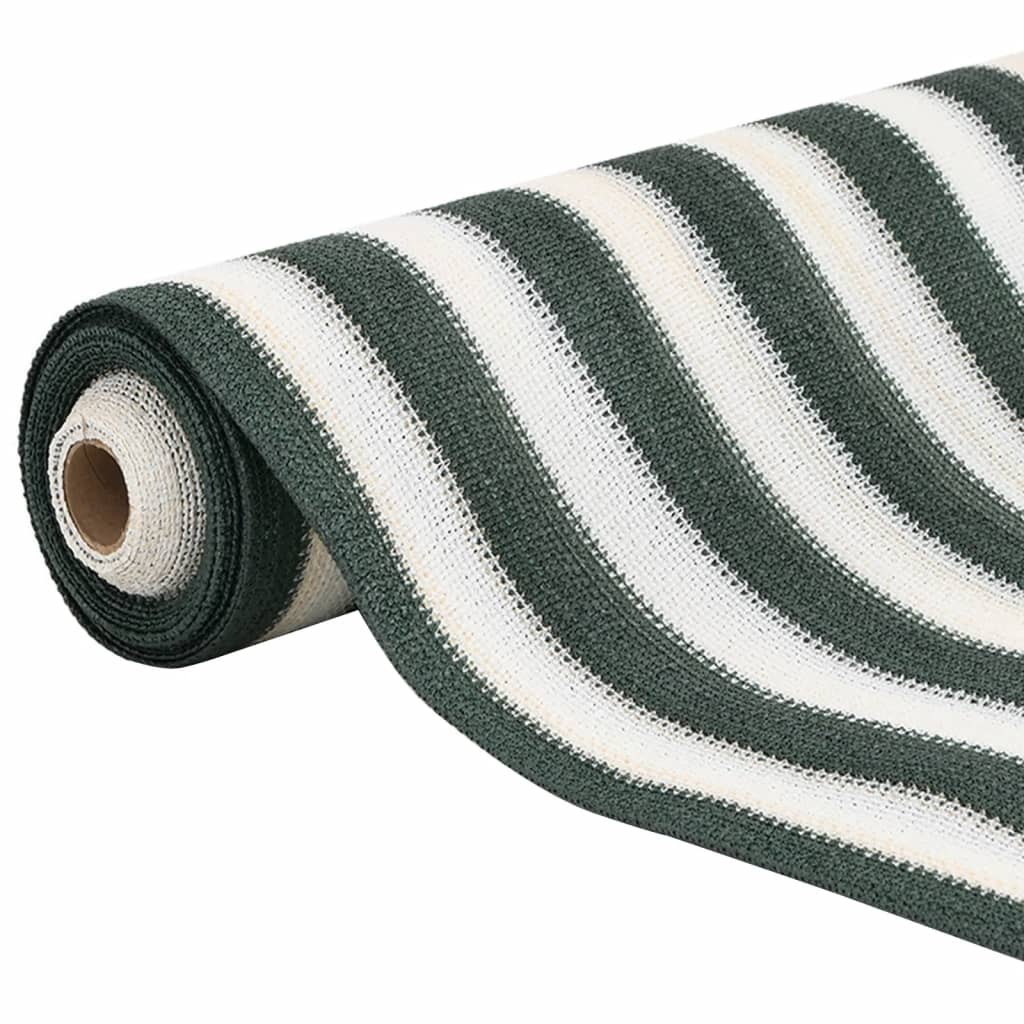 Privacy Fence Screen Green and White 1.8 x 50 m HDPE 75 g m²