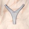 T1885 Women's Sexy Low-Rise Antibacterial Cotton Thong Panties - New 2022 European & American Triangle Design