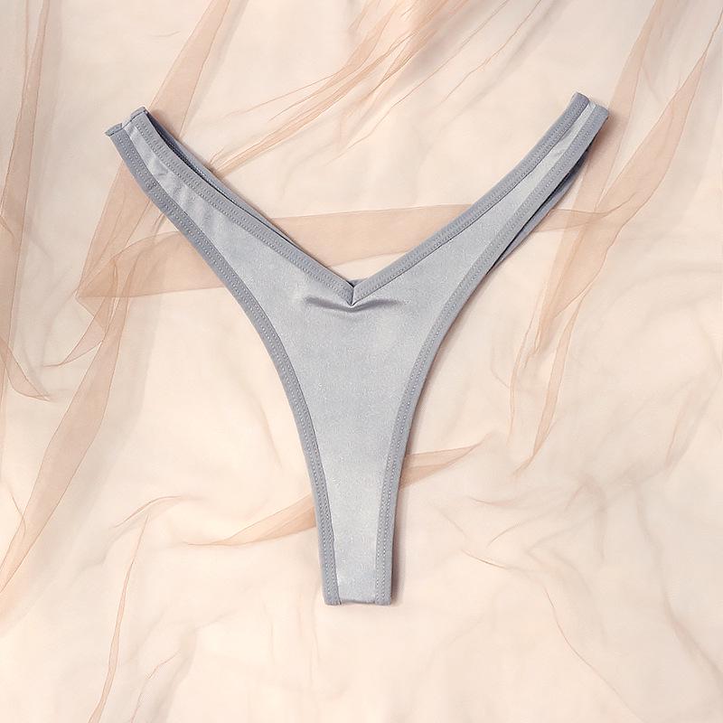 T1885 Women's Sexy Low-Rise Antibacterial Cotton Thong Panties - New 2022 European & American Triangle Design