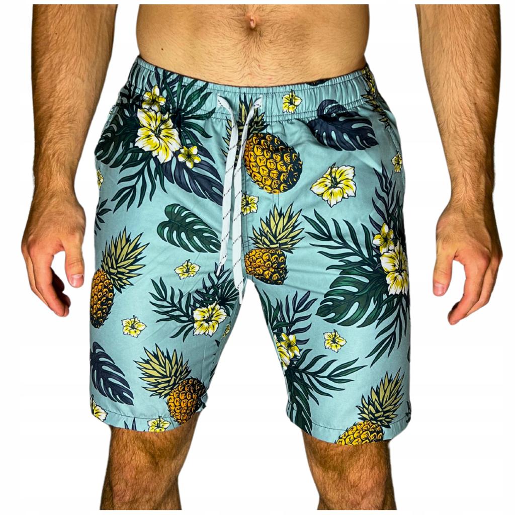 Beach Shorts Youth Hawaiian Shorts Mesh Swim Trunks Slim M