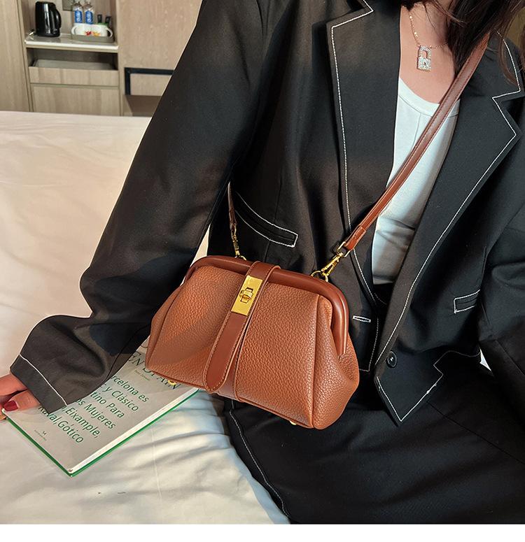 Tasche Damentasche 2022 modische neue Krokodilmuster Clip Handtasche modische vielseitige Schulter Umhängetasche