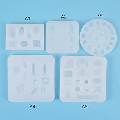 Mini Brot Keks Kuchen Silikonform für Ton Lebensmittelform Diy Küche Harz Zubehör Spielzeug Puppenhaus Miniatur Zubehör