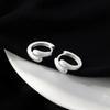 2024 New Arrival Light Luxury Frosted Ear Cuff Earrings for Women in 925 Sterling Silver