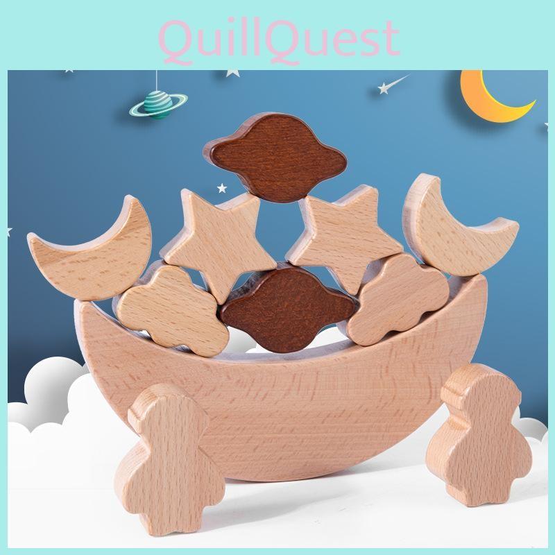 Themed Space Wooden Cognitive Domino Blocks For Children Learning Activities