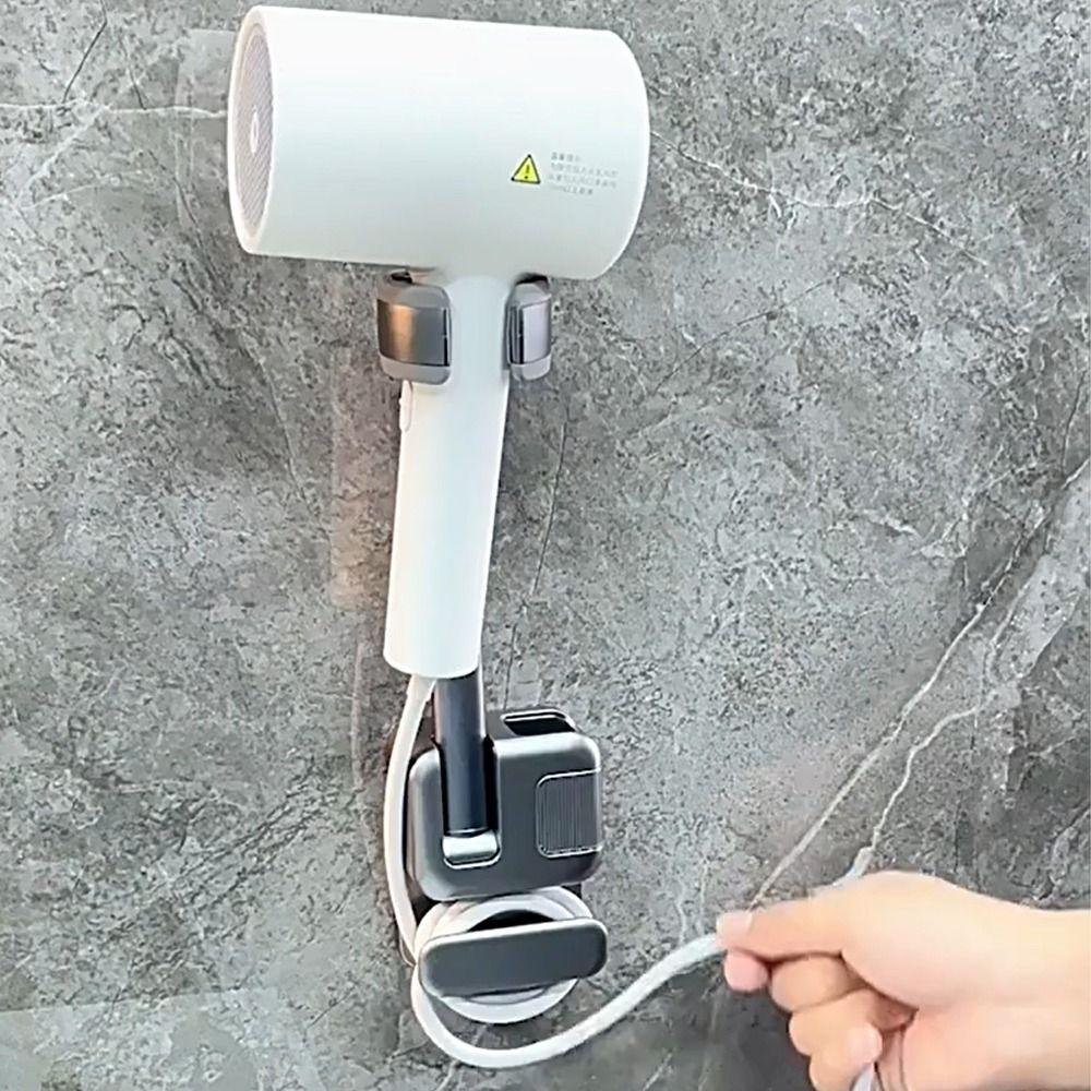 Angle Adjustable Hairdryer Stand Rotating Hair Dryer Organizer  Hair Styling Tools