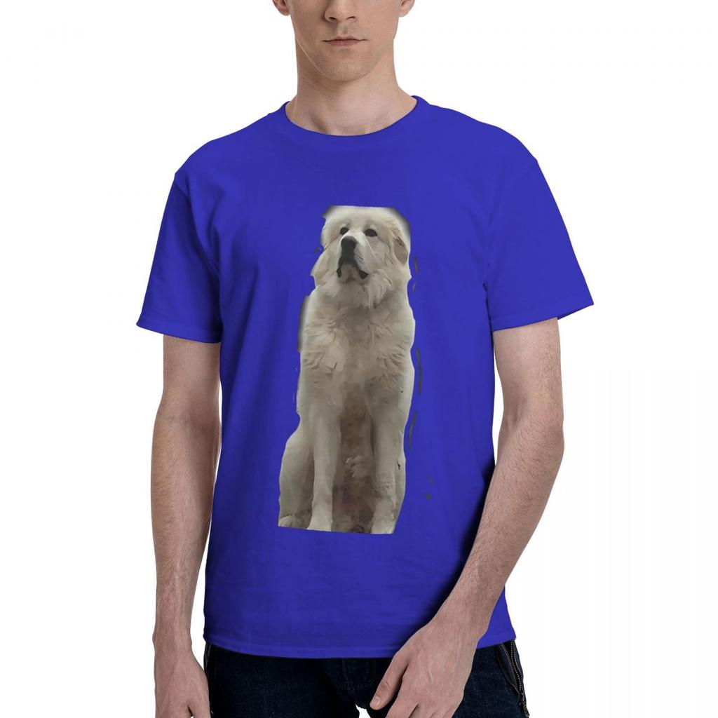 Great Pyrenees Dog 100 Cotton Casual Breathable Confortable Totoro Mens Designer Clothes Men TShirt