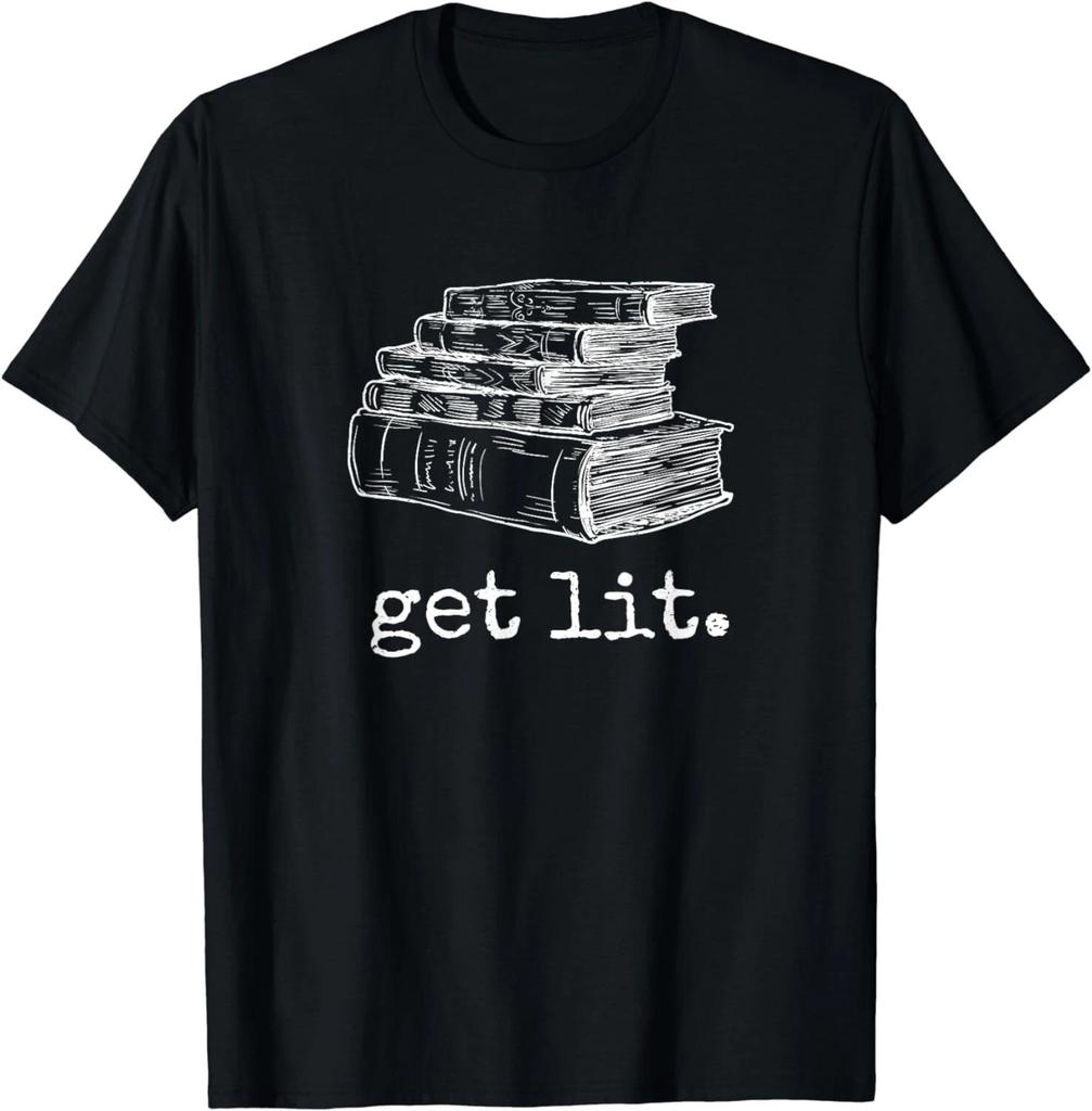 Get Lit with Books Funny Meme - Gift for Book Lover, Reading Gift Unisex T-Shirt