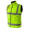 Work Vest, Reversible, One Side Reflective, Yellow, Size M/50