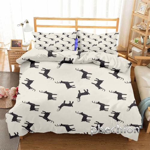 Set copripiumino e federa per bassotto 3D, set di biancheria da letto singolo, matrimoniale, queen size