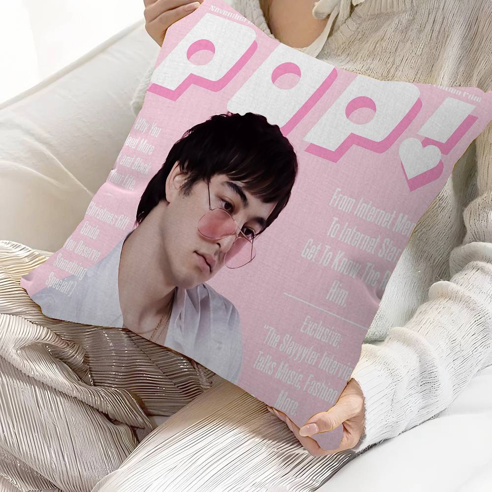 Sänger Joji Kissenbezug Cartoon Geschenk Kissenbezug Schlafzimmer Zuhause Sofa Stuhl Sitz Dekor Kissenbezug