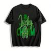 Glücksbringer-Print Lässiges Oberteil für den St. Patrick's Day Reines Baumwoll-T-Shirt