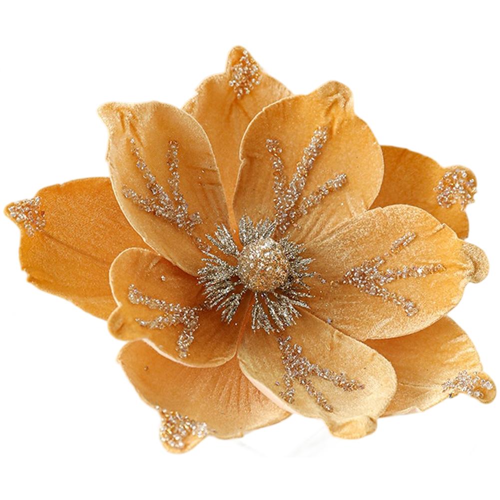 

Праздничный Декор Дома Рождественский Искусственный Цветок Элегантное Прикосновение Праздничная Атмосфера Реалистичный Дизайн Стиль Легкой Роскоши жёлтый