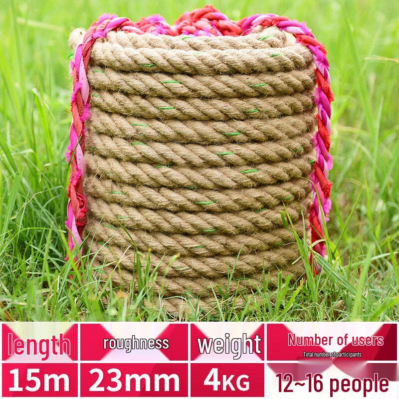 Конопляная веревка для перетягивания с стальной проволокой