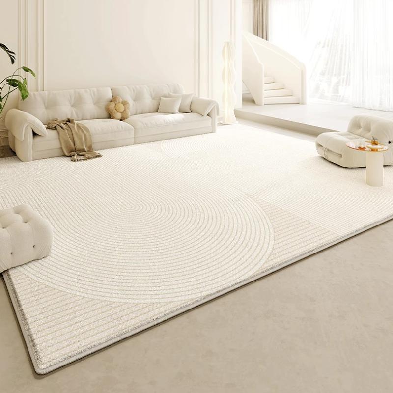 Large Area Rugs for Bedroom Cream Style Living Room Decoration Plush Carpet Home Fluffy Soft Rug Thick Anti-slip Study Floor Mat