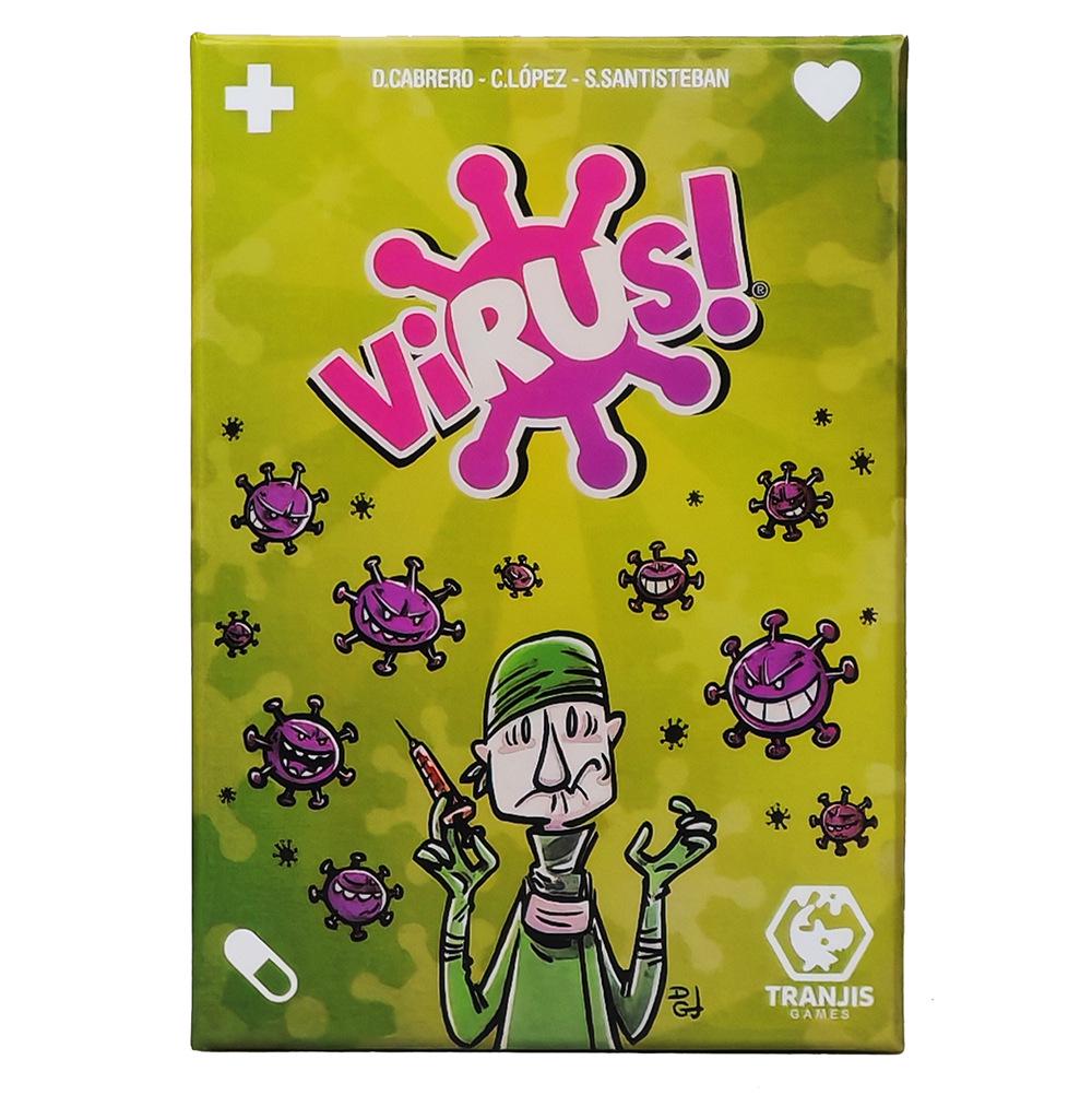 English Virus Infection Card Game: Family & Kids Interactive Toy