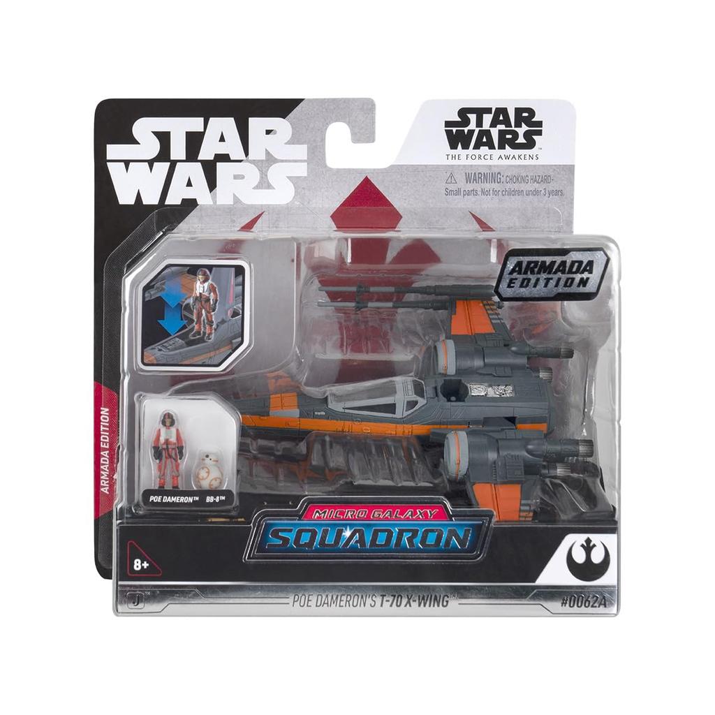 Star Wars Micro Galaxy Starfighter Class Series 8 Poe Dameron's T-70 X-Wing (Armada Edition) Non-Scale Vehicle