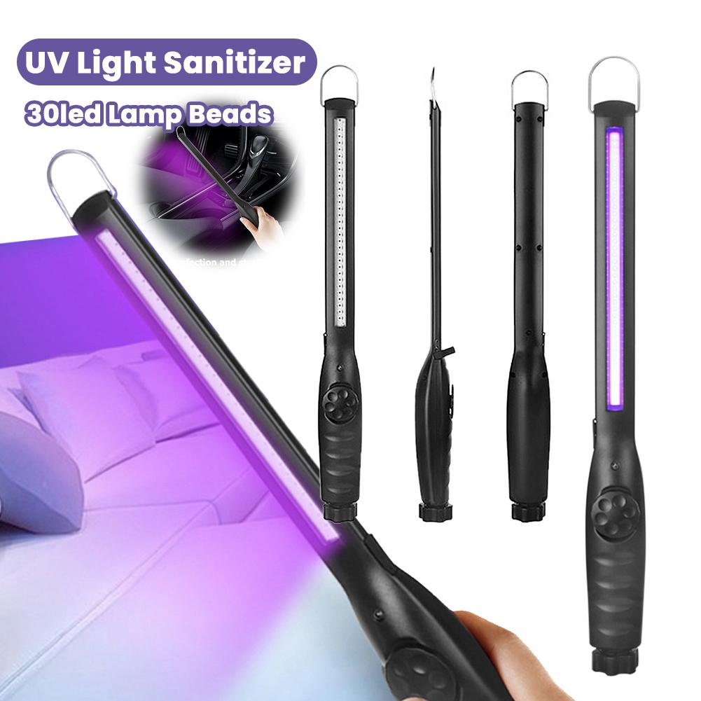 Keimtötende UV-Lampe Mini UV-Desinfektionslicht 30 LED-Perlen Ultraviolette keimtötende Lampe UV-Licht Desinfektor für Zuhause Büro