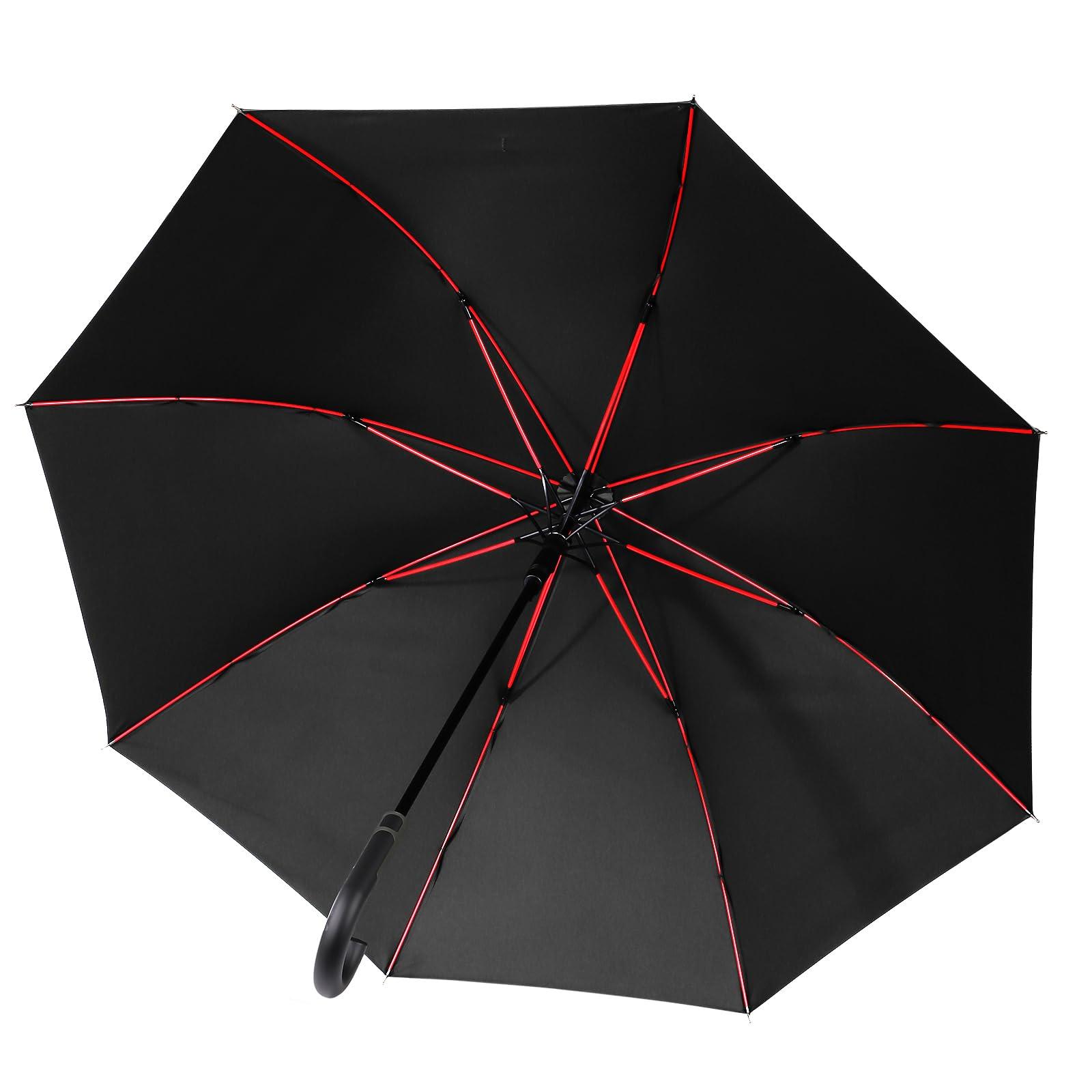 

длинный зонт, который промокает даже с большим Zruier Long Diameter Super Water 230T Высокопрочное стекло Teflon Heavy Rain и Typhoon Long Для обоих Sunny чёрный