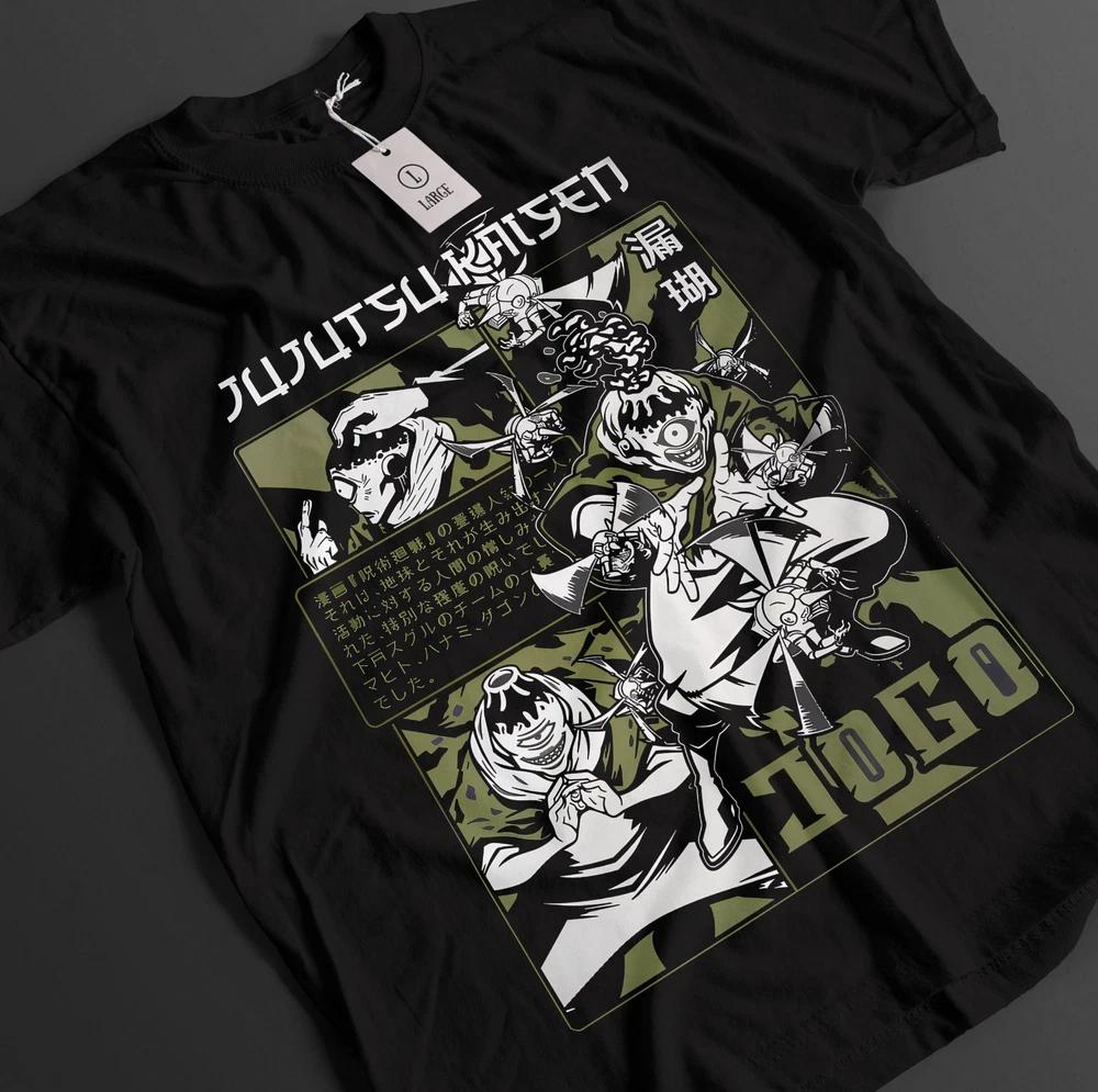 Jujutsu Kaisen Shirt Jogo TShirt Geto Tee Gojo Sukuna JJK Maki Anime Unisex Tee S