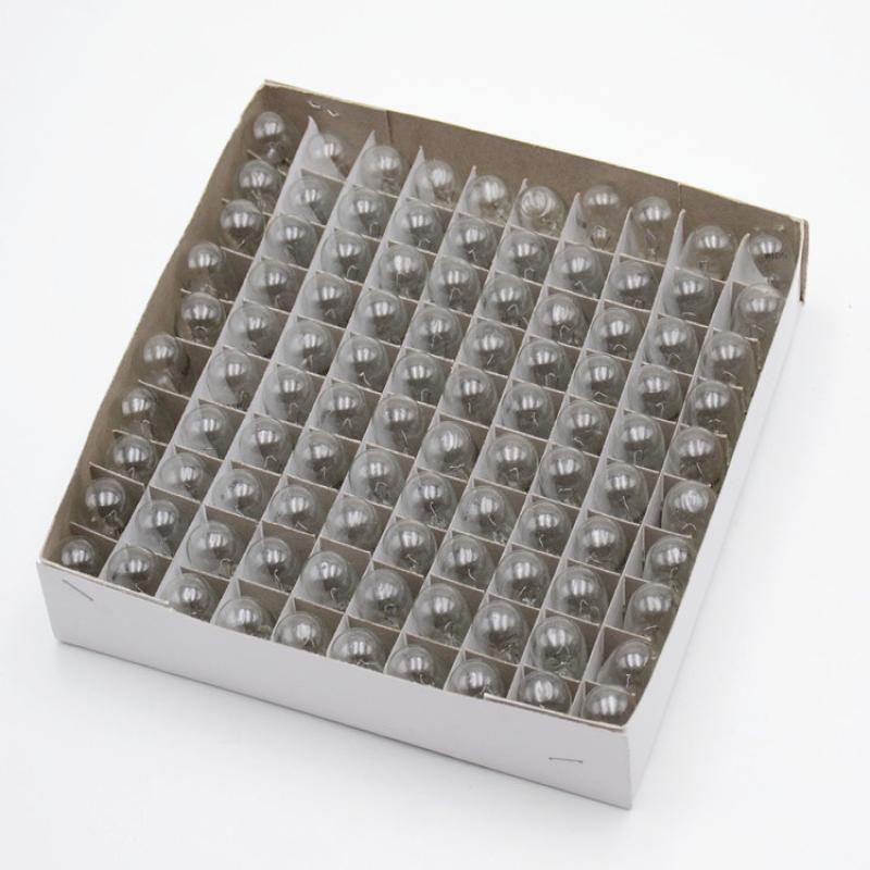 100Pcs/Box T15 12V 21W Led Car Light Cob Glass Plug-In Wide Bulb Auto Automobiles License Plate Lamp Dome Light Reading Drl Bulb